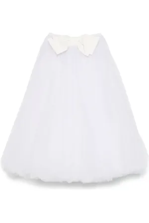 Parlor Bow-detailed maxi skirt