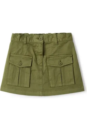 Il gufo Elasticated waistband skirt