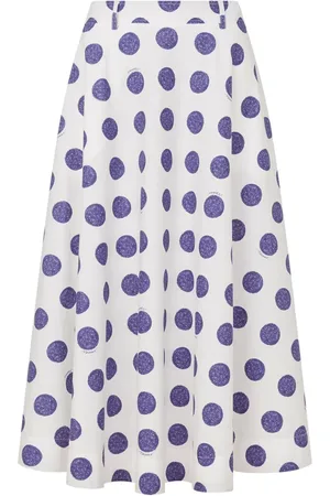 Moschino Polka-dot midi skirt