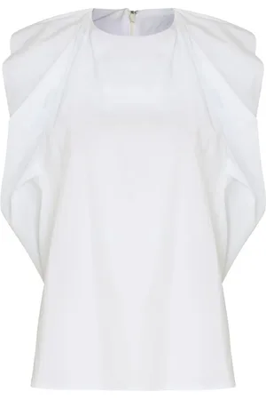 Gloria Coelho Pleated sleeveless blouse