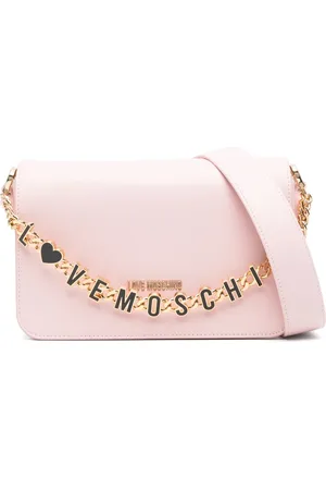 Moschino Logo-chain cross body bag