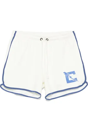 Champion Flocked-logo shorts