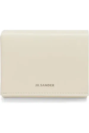 Jil Sander Logo-stamp leather wallet