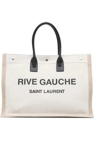 Saint Laurent 2020 Large Canvas Rive Gauche Noe Cabas tote bag