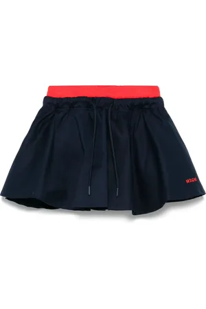 Msgm Layer-detailed mini skirt
