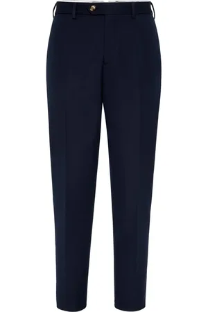 Brunello Cucinelli Gabardine-weave trousers
