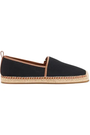 Michael Kors Logo-debossed cotton espadrilles