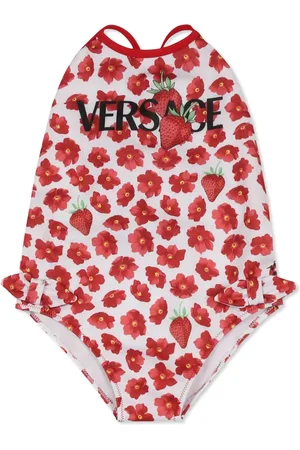 VERSACE Floral-print swimsuit