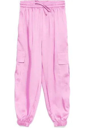 MISS GRANT Satin cargo pants