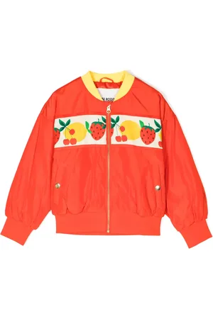 Mini Rodini Fruit-print bomber jacket
