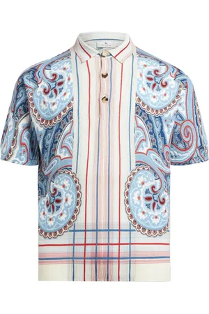 Etro Paisley-print polo shirt