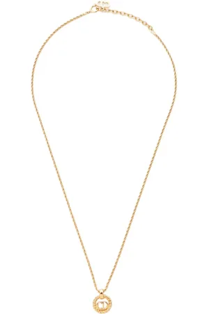 Dior 2000s CD-pendant necklace