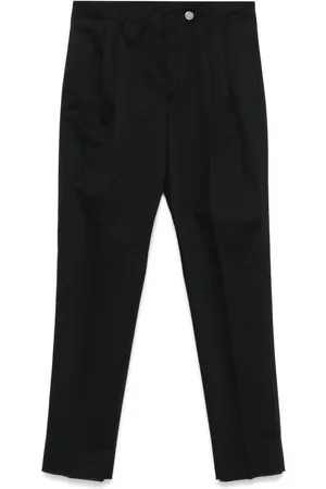 LARDINI Pressed-crease trousers