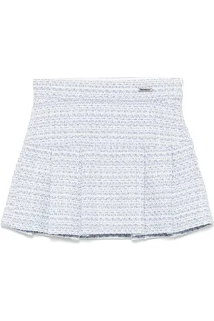 MONNALISA Tweed mini skirt
