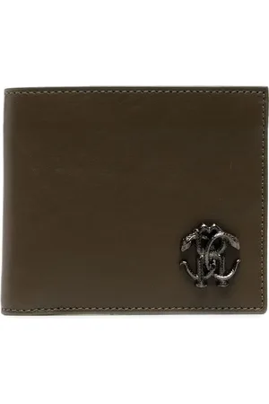 Roberto Cavalli Logo-plaque leather wallet