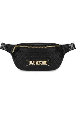 Moschino Logo-plaque belt bag