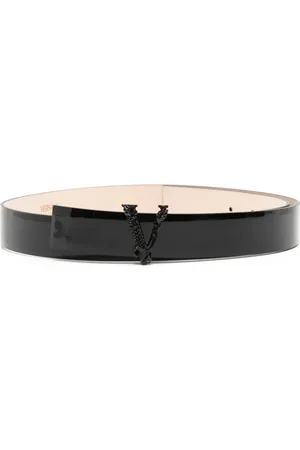 VERSACE Virtus patent-leather belt