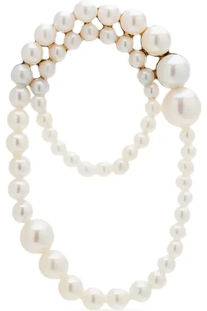 SOPHIE BILLE BRAHE 14kt yellow gold Embrasse pearl single earring