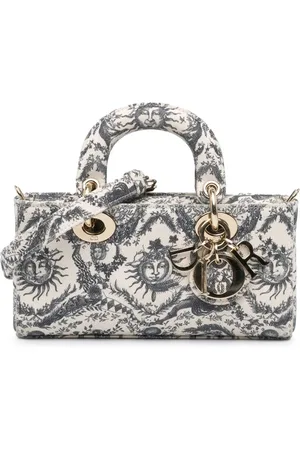 Dior 2024 Small Denim Toile de Jouy Soleil Lady D Joy satchel
