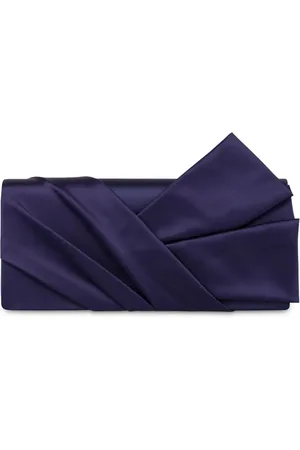 Alberta Ferretti Panelled satin clutch bag