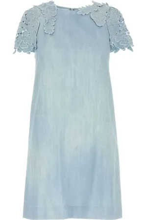 ERMANNO SCERVINO Floral-appliqu?? mini dress