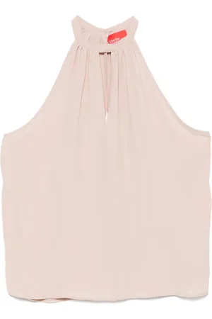 ..,MERCI Halter-neck blouse
