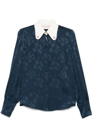 VALENTINO GARAVANI Floral-jacquard shirt