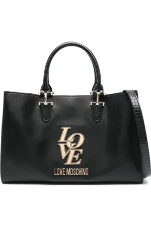 Moschino Logo-plaque cross body bag