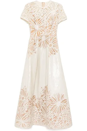 Elie saab Sequinned embroidered dress