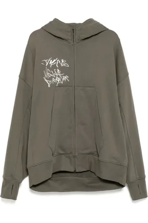 JULIUS Ana-Diptych JD zip-up hoodie
