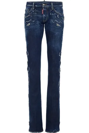 Dsquared2 Rhinestone-embellished jeans
