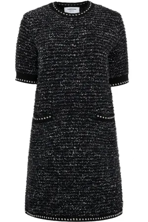 Thom Browne Eyelash mini dress