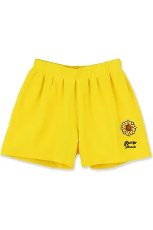 Kenzo Floral-appliqué shorts
