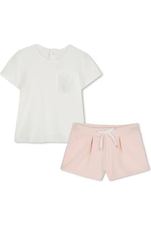 Chloé Cotton T-shirt and shorts set