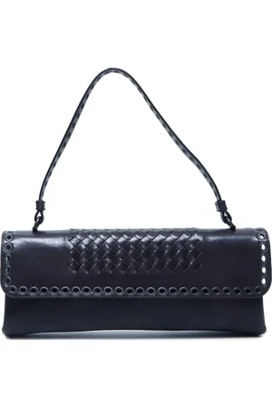 Bottega Veneta 2000s Intrecciato-panel shoulder bag