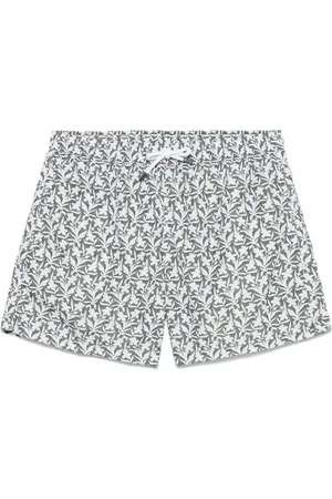 FEDELI Floral-print swim shorts