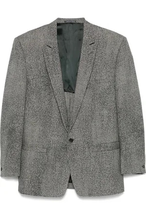 VERSACE 1980s houndstooth blazer