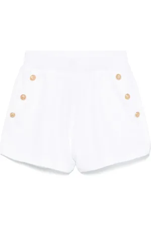 Balmain Embossed-buttons shorts