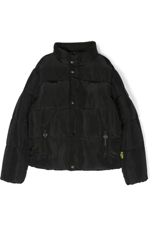 BARROW Logo-embroidered padded jacket