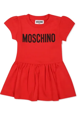 Moschino Logo-print cotton dress
