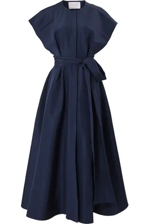 Carolina Herrera Sash-belt silk maxi dress
