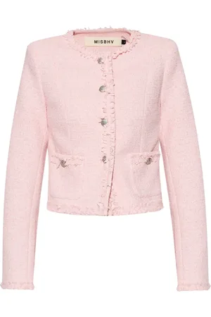 MISBHV Frayed-detailing jacket