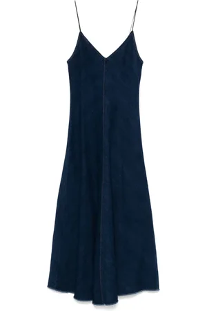 FORTE FORTE Denim midi dress