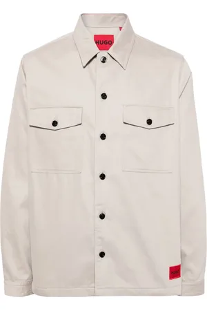 HUGO BOSS Long-sleeve cotton jacket