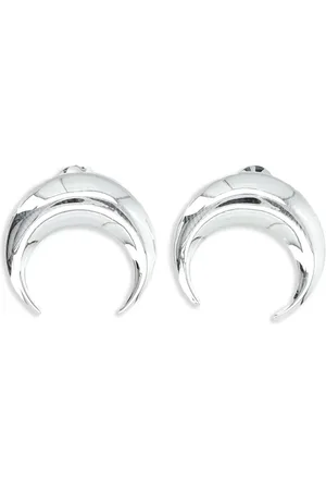 Marine Serre Mini Crescent Moon earrings