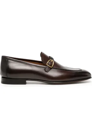 Tom Ford Martin woven-strap leather loafers