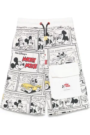 Marc Jacobs X Mickey Mouse illustration-print shorts