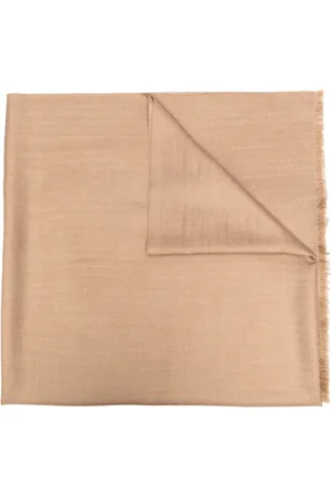 CARUSO Long fine-knit scarf