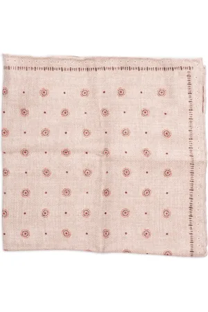 Brunello Cucinelli Graphic-print handkerchief scarf