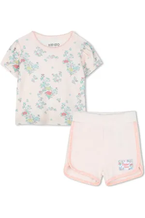 Kenzo Floral-print T-shirt and shorts set